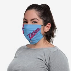 FOCO Minnesota Twins On-Field Adjustable Powder Blue Face Cover -FOCO Shop MAMB21OFADFCPBMT g3