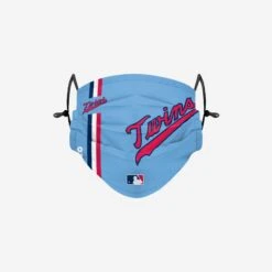FOCO Minnesota Twins On-Field Adjustable Powder Blue Face Cover