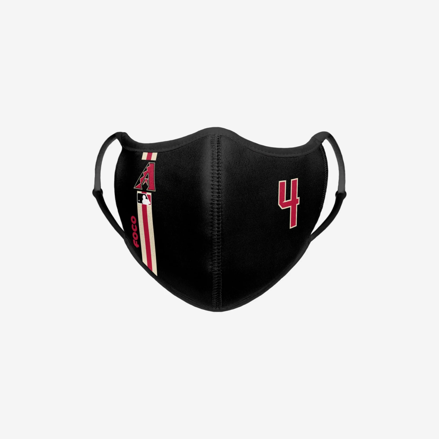 FOCO Ketel Marte Arizona Diamondbacks On-Field Adjustable Black Sport Face Cover 3 FOCO Ketel Marte Arizona Diamondbacks On-Field Adjustable Black Sport Face Cover
