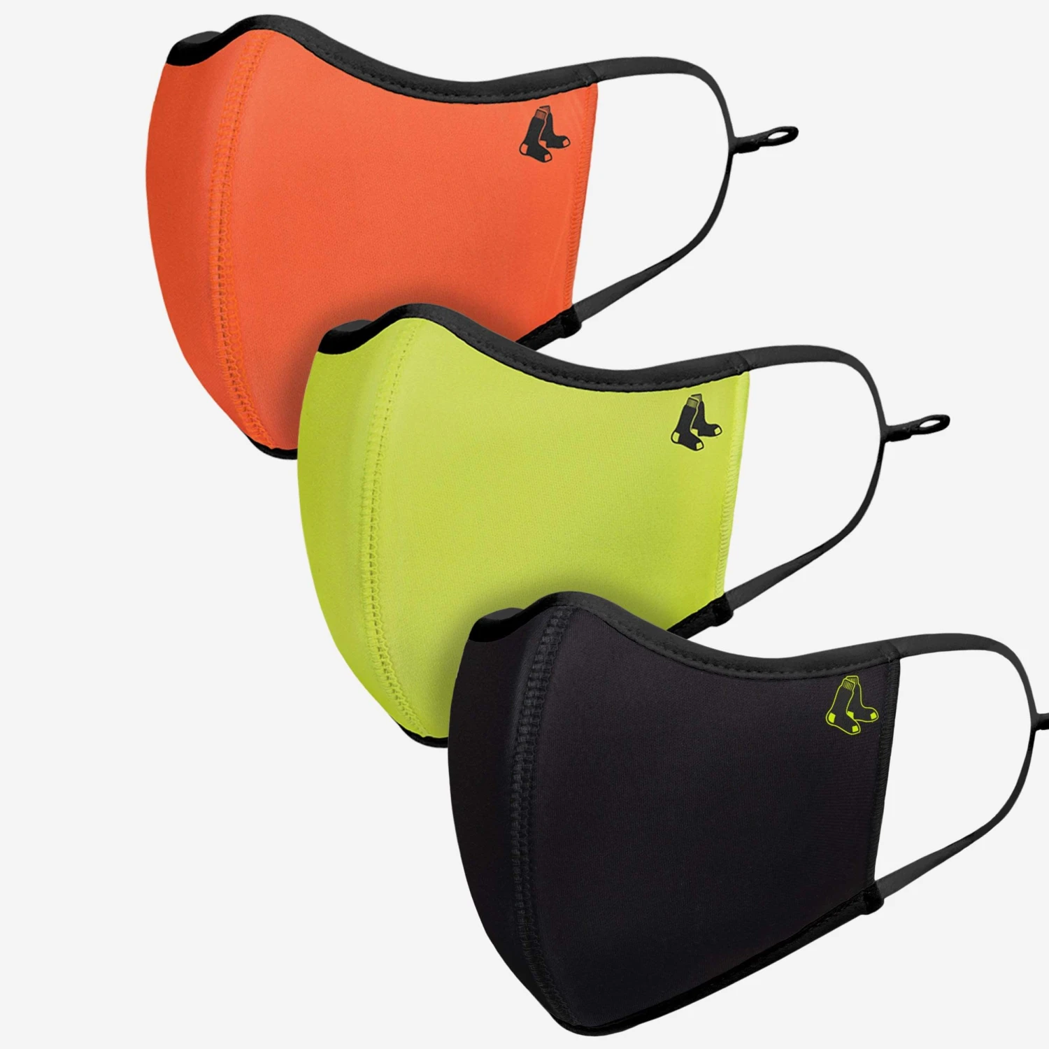 FOCO Boston Red Sox Highlights Sport 3 Pack Face Cover 6 FOCO Boston Red Sox Highlights Sport 3 Pack Face Cover - Image 4