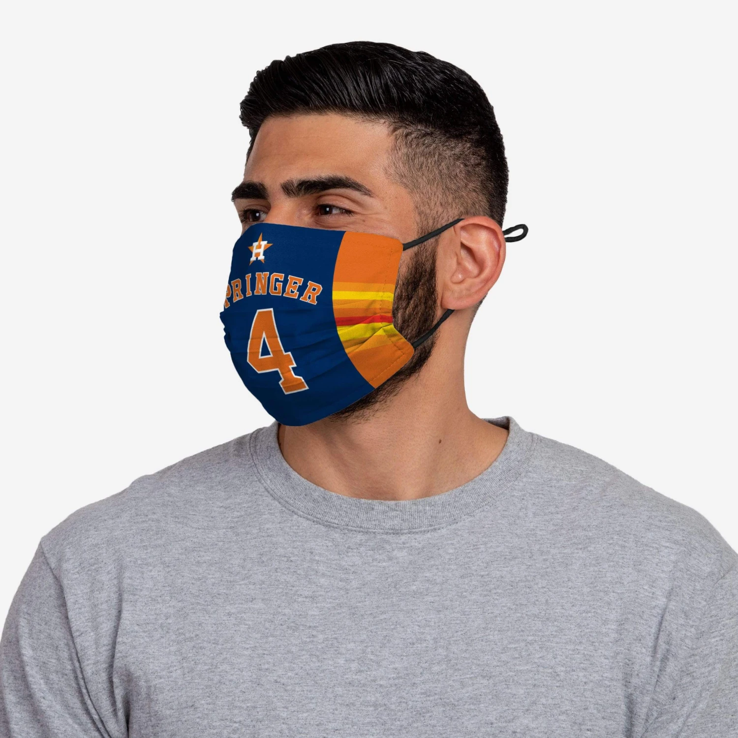 FOCO George Springer Houston Astros Adjustable Face Cover 4 FOCO George Springer Houston Astros Adjustable Face Cover - Image 2