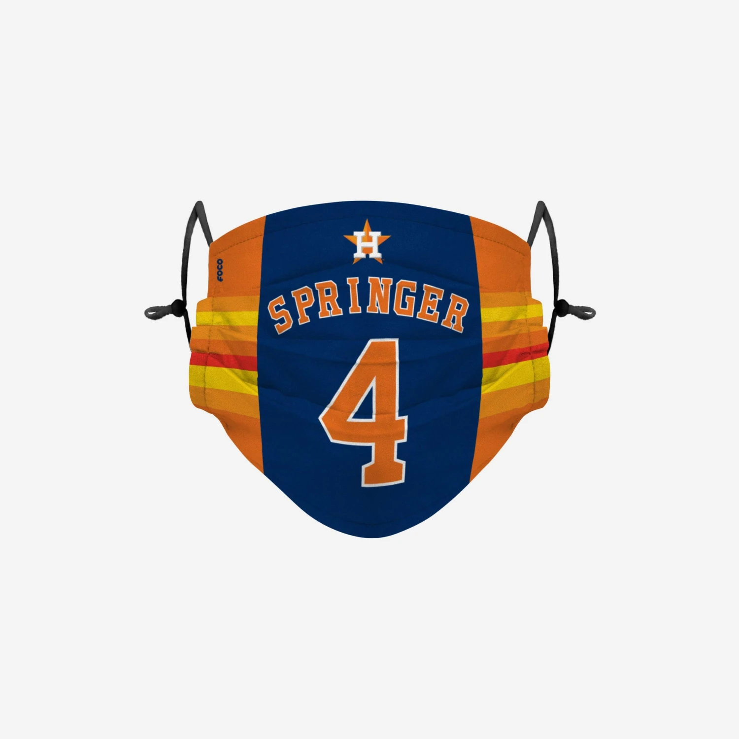 FOCO George Springer Houston Astros Adjustable Face Cover 3 FOCO George Springer Houston Astros Adjustable Face Cover