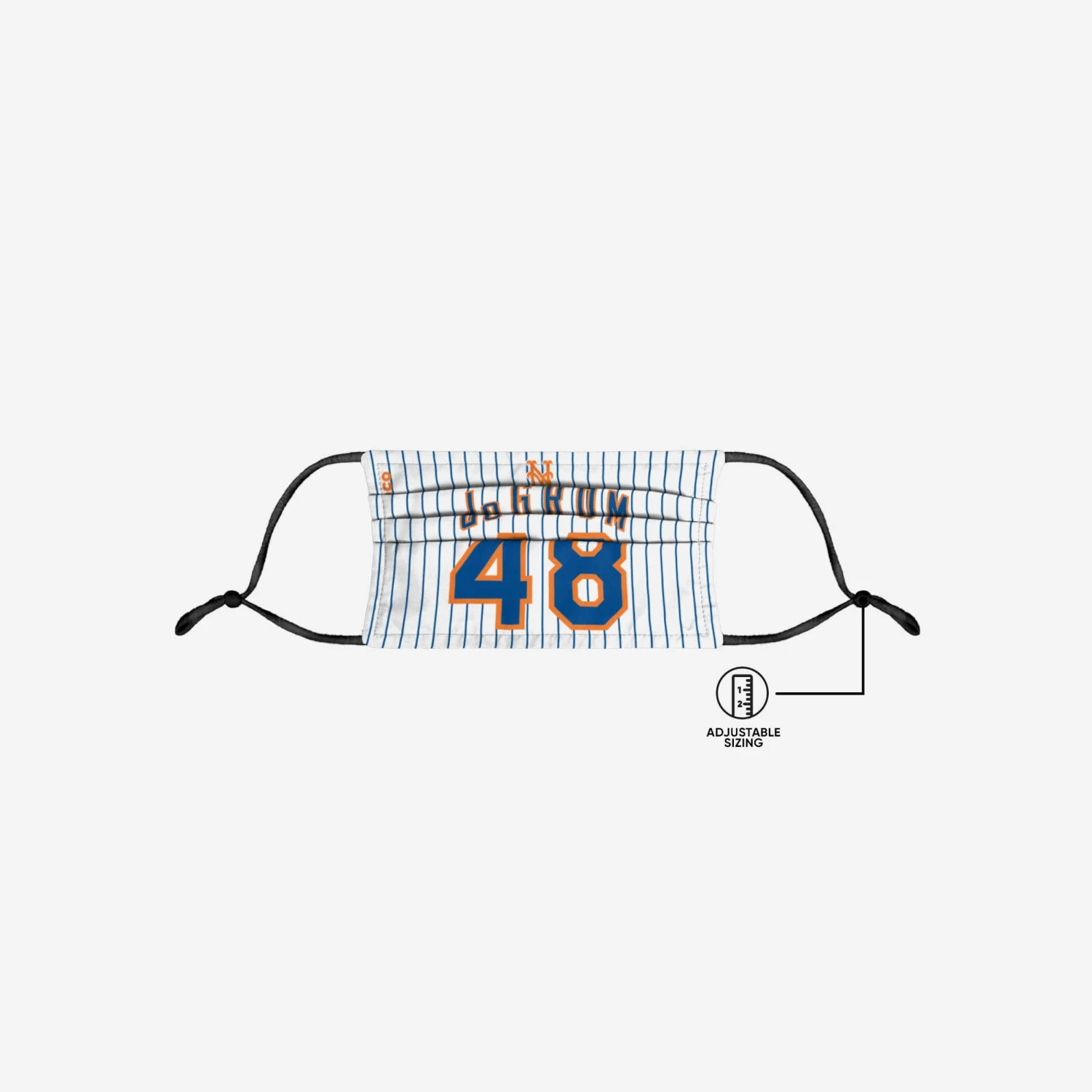 FOCO Jacob DeGrom New York Mets Adjustable Face Cover 7 FOCO Jacob DeGrom New York Mets Adjustable Face Cover - Image 5