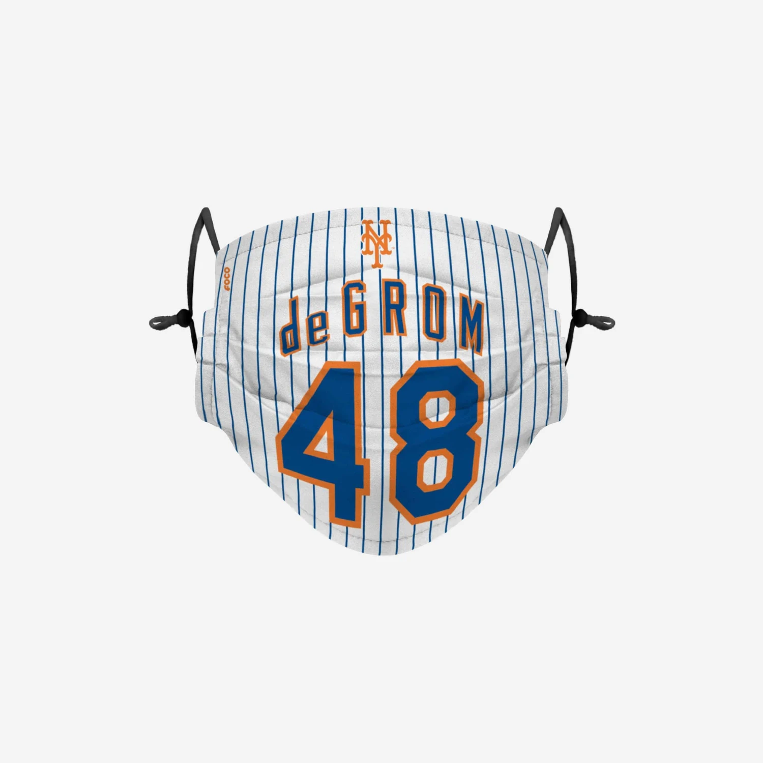 FOCO Jacob DeGrom New York Mets Adjustable Face Cover 3 FOCO Jacob DeGrom New York Mets Adjustable Face Cover