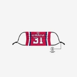 FOCO Max Scherzer Washington Nationals Adjustable Face Cover -FOCO Shop MAMBPLADFCWNMS g5