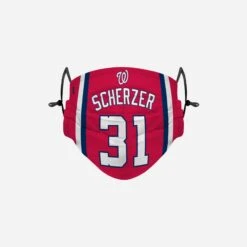 FOCO Max Scherzer Washington Nationals Adjustable Face Cover