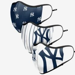 FOCO New York Yankees Thematic Sport 3 Pack Face Cover -FOCO Shop MAMBTHSCBFC3PKNY g4