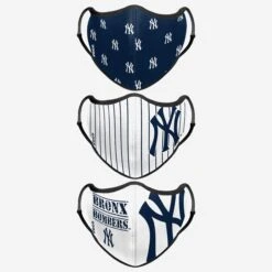 FOCO New York Yankees Thematic Sport 3 Pack Face Cover