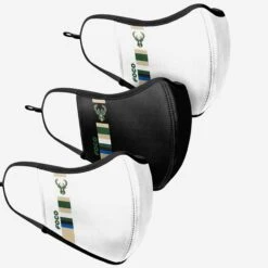 FOCO Milwaukee Bucks Sport 3 Pack Face Cover 10 FOCO Milwaukee Bucks Sport 3 Pack Face Cover -FOCO Shop MANBHESCBFC3PKMBK g3