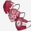 FOCO Alabama Crimson Tide Matchday 3 Pack Face Cover