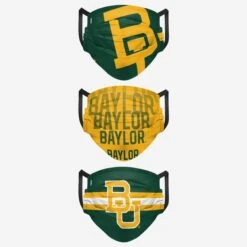 FOCO Baylor Bears Matchday 3 Pack Face Cover 7 FOCO Baylor Bears Matchday 3 Pack Face Cover -FOCO Shop MANCMDPR3PKBY s