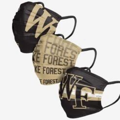 FOCO Wake Forest Demon Deacons Matchday 3 Pack Face Cover