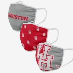 FOCO Houston Cougars 3 Pack Face Cover