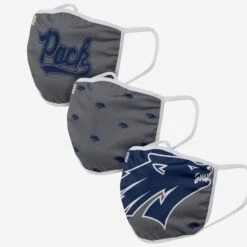 FOCO Nevada Wolf Pack 3 Pack Face Cover