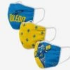 FOCO Toledo Rockets 3 Pack Face Cover -FOCO Shop MANCPRFC3PKTLE p