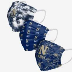 FOCO Navy Midshipmen Womens Matchday 3 Pack Face Cover