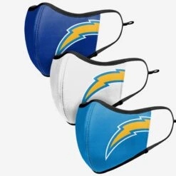 FOCO Los Angeles Chargers Sport 3 Pack Face Cover -FOCO Shop MANFHESCBFC3PKLAC g4 1ed38df5 caf2 415f b33e e194adad2cee