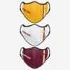 FOCO Washington Commanders Sport 3 Pack Face Cover 1 FOCO Washington Commanders Sport 3 Pack Face Cover -FOCO Shop MANFHESCBFC3PKWR p