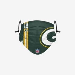 FOCO Aaron Rodgers Green Bay Packers On-Field Sideline Logo Face Cover