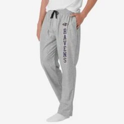 FOCO Baltimore Ravens Athletic Gray Lounge Pants