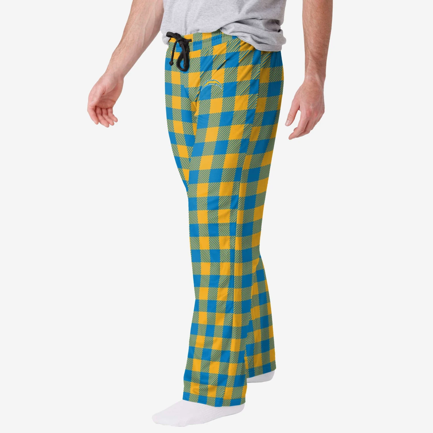 FOCO Los Angeles Chargers Buffalo Check Lounge Pants 3 FOCO Los Angeles Chargers Buffalo Check Lounge Pants