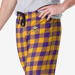 FOCO Minnesota Vikings Buffalo Check Lounge Pants -FOCO Shop PJBNFBUCKMV g3