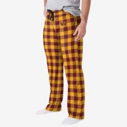 FOCO Washington Commanders Buffalo Check Lounge Pants
