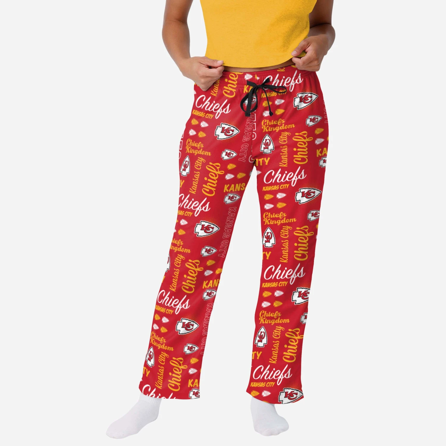 FOCO Kansas City Chiefs Womens Mini Print Lounge Pants 3 FOCO Kansas City Chiefs Womens Mini Print Lounge Pants