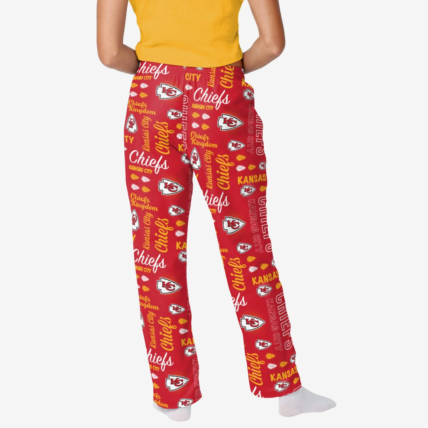FOCO Kansas City Chiefs Womens Mini Print Lounge Pants 4 FOCO Kansas City Chiefs Womens Mini Print Lounge Pants - Image 2