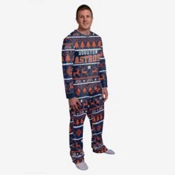 FOCO Houston Astros Family Holiday Pajamas