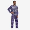 FOCO Baltimore Ravens Mens Ugly Pattern Family Holiday Pajamas