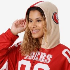 FOCO San Francisco 49ers Gameday Ready One Piece Pajamas 10 FOCO San Francisco 49ers Gameday Ready One Piece Pajamas -FOCO Shop PJSETNFONEGDRSF g4