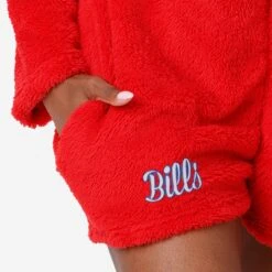 FOCO Buffalo Bills Womens Short Cozy One Piece Pajamas 9 FOCO Buffalo Bills Womens Short Cozy One Piece Pajamas -FOCO Shop PJSETNFONESCZBB g4