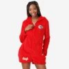 FOCO Kansas City Chiefs Womens Short Cozy One Piece Pajamas 2 FOCO Kansas City Chiefs Womens Short Cozy One Piece Pajamas -FOCO Shop PJSETNFONESCZKC p