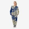 FOCO Navy Midshipmen Womens Busy Block Family Holiday Pajamas
