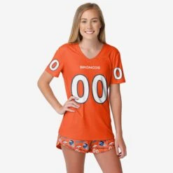FOCO Denver Broncos Womens Gameday Ready Pajama Set