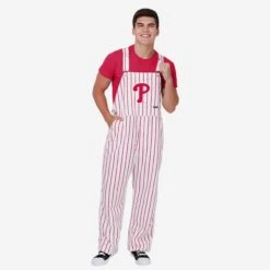 FOCO Shop 31 FOCO Philadelphia Phillies Mens Pinstripe Bib Overalls