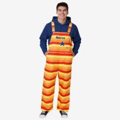 FOCO Shop 20 FOCO Houston Astros Mens Throwback Thematic Bib Overalls