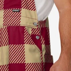 FOCO Florida State Seminoles Mens Plaid Bib Overalls 12 FOCO Florida State Seminoles Mens Plaid Bib Overalls -FOCO Shop PNTNCBFPDOAFS g5