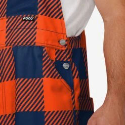 FOCO Virginia Cavaliers Mens Plaid Bib Overalls -FOCO Shop PNTNCBFPDOAVA g5
