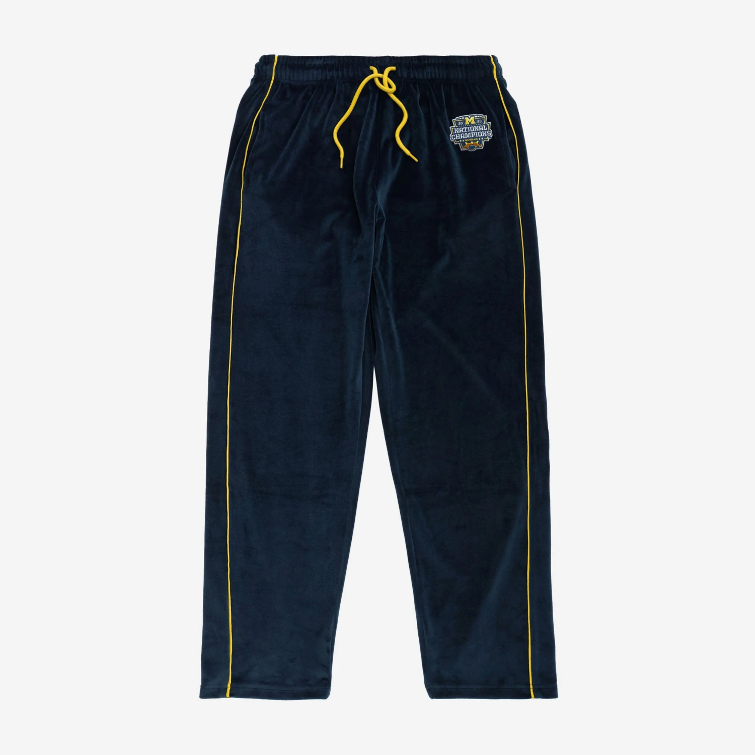 FOCO Michigan Wolverines 2023 Football National Champions Velour Pants 8 FOCO Michigan Wolverines 2023 Football National Champions Velour Pants - Image 6