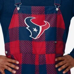 FOCO Houston Texans Mens Plaid Bib Overalls -FOCO Shop PNTNFBFPDOAHT g4