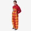 FOCO Kansas City Chiefs Mens Plaid Bib Overalls -FOCO Shop PNTNFBFPDOAKC p