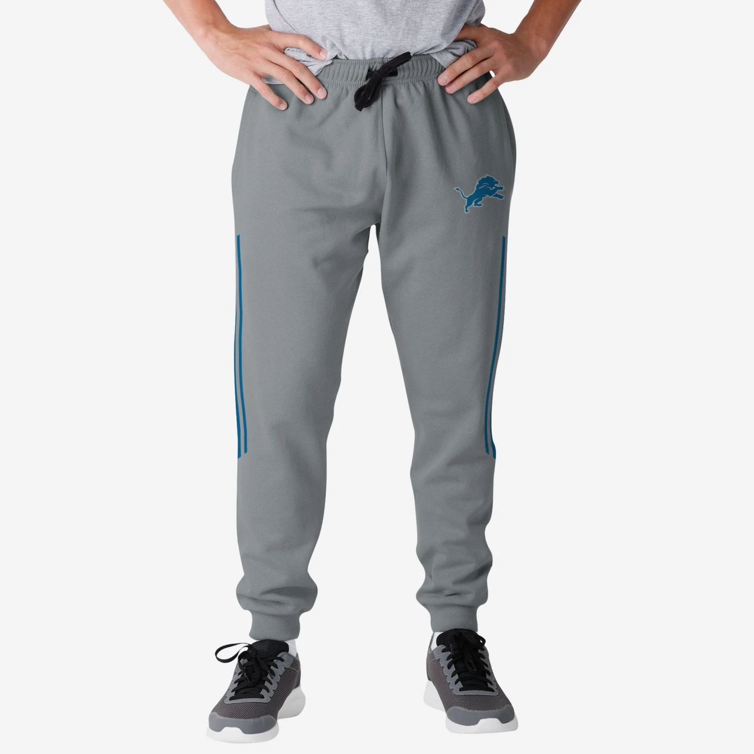 FOCO Detroit Lions Team Stripe Joggers 3 FOCO Detroit Lions Team Stripe Joggers