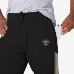 FOCO New Orleans Saints Team Stripe Joggers -FOCO Shop PNTNFJOGTSNS g4