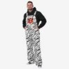 FOCO Cincinnati Bengals Mens White Tiger Stripe Thematic Bib Overalls -FOCO Shop PNTNFTHOA2CIB p