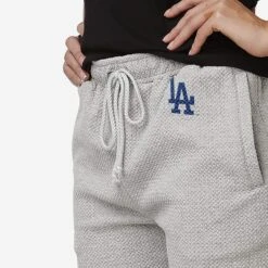 FOCO Los Angeles Dodgers Womens Gray Woven Joggers 11 FOCO Los Angeles Dodgers Womens Gray Woven Joggers -FOCO Shop PNTWMMBWOJOGLD g4