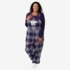 FOCO Kansas State Wildcats Womens Plaid Bib Overalls 1 FOCO Kansas State Wildcats Womens Plaid Bib Overalls -FOCO Shop PNTWMNCBFPDOAKS p
