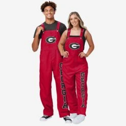 FOCO Georgia Bulldogs Womens Big Logo Bib Overalls -FOCO Shop PNTWMNCBLOAGA g3