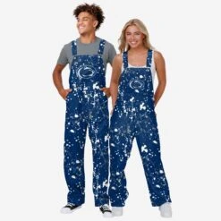 FOCO Penn State Nittany Lions Womens Paint Splatter Bib Overalls -FOCO Shop PNTWMNCPTSPLOAPSE g3